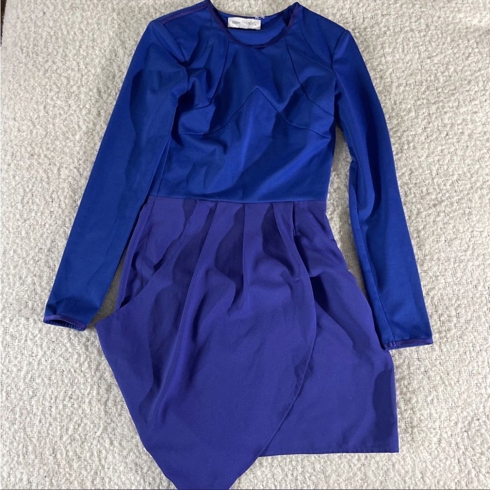 Finders keepers‎ purple blue dress xs